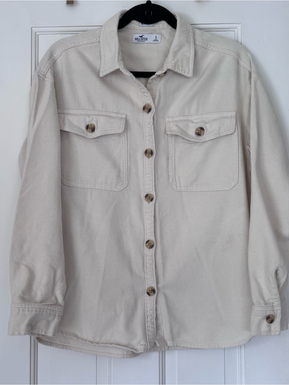 Hollister Women's 100% Cotton Utility Shirt with pockets